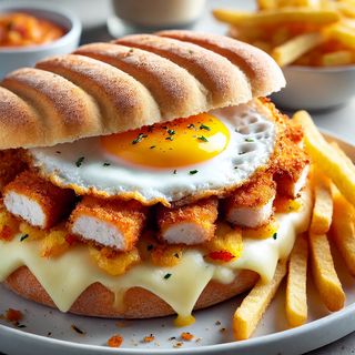 Sandwich Escalope Pané Fondant + Boisson