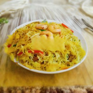 Fideos Fritos Estilo Singapur