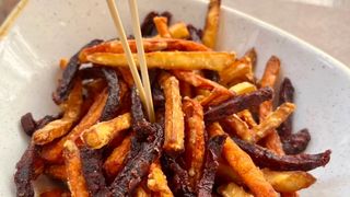 Chips arcobaleno fritto