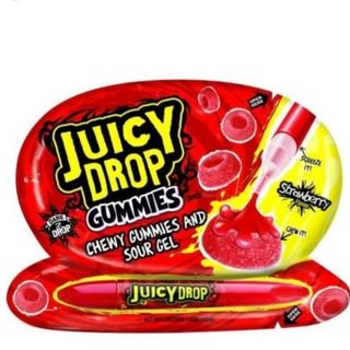 Juicy Drop Gummies strawberry Sour Gel