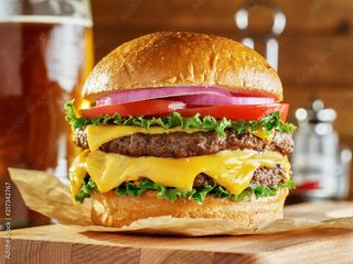 MENU DOPPIO CHEESE BURGER