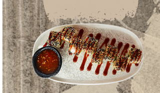 Оризови порлца с пикантен тартар ос сьомга