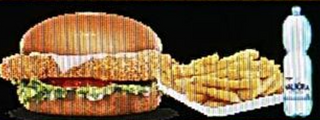 Menu fish burger