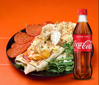 Piroška sa kulenom + Sendvič sa suvim vratom + 2 x 0.5l Coca-Cola