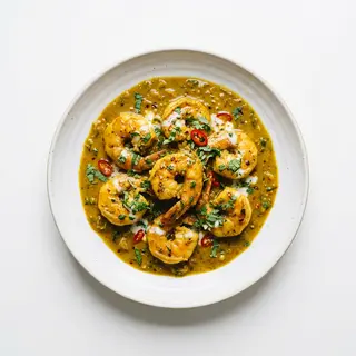 Langostinos Al Curry