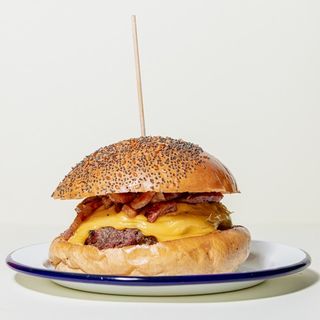 Cheeseburger con bacon