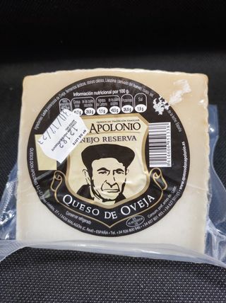 Queso de Oveja Añejo Reserva DON APOLONIO 300GRS 