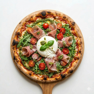 Pizza Burrata e Speck