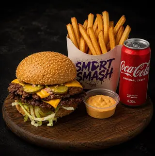 Lion smash burger obrok