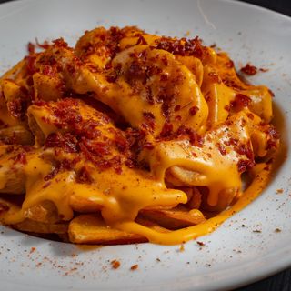 Patata Cajún Baño Con Piscina De Queso