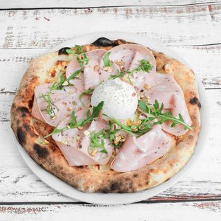 Mortadela y pistacho