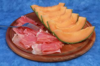135 Crudo di Parma con melone
