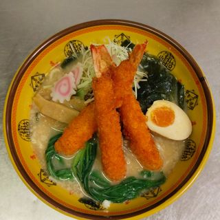 54.炸虾味增拉面( RAMEN DE LANGOSTINOS EN TEMPURA FRITA)
