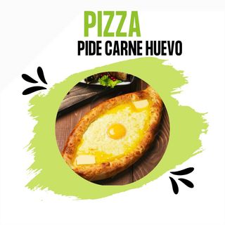 Pizza Pide Carne Picada (Mediana)