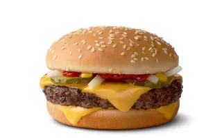 Cheese Beef Burger avec Frites