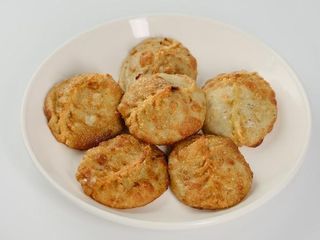 Жареные манты с рубленым мясом (6шт)