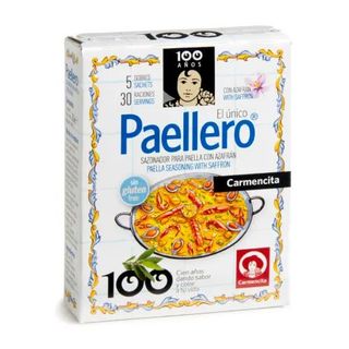 Sazonador Para Paella Con Azafrán Carmencita 20 Gr.