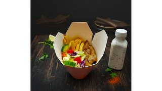 WOŁOWY GYROS DUŻY BOX + AYRAN