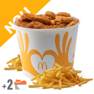 12 McNuggets& 6 Strips Bucket