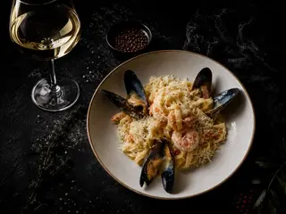 Паста з морепродуктами (350г)