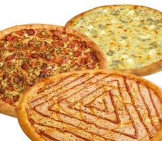 Комбо 3(піца: Цезарь, Сирна,Селянська=2000г)