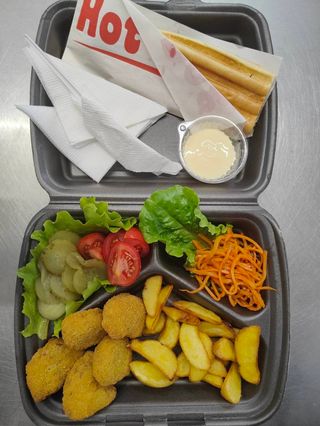 Ланч бокс Нагетс меню 