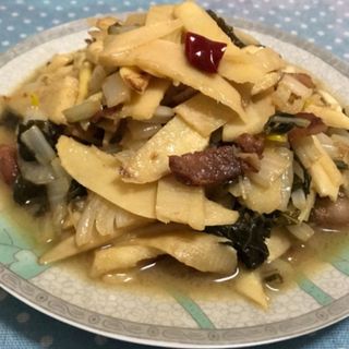 Ternera Con Bambú Y Setas Chinas