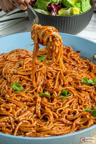 Jollof Spaghetti