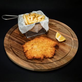 Șnițel de pui pane