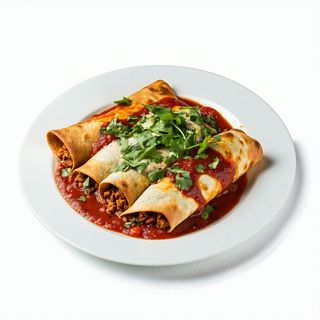 Enchilada con carne picada de Ternera