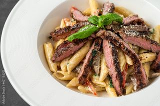 Penne cu muschi de vita