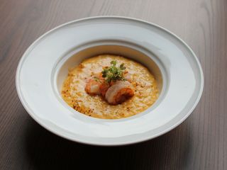 Різотто з королівськими креветками (250g)