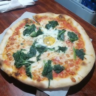Pizza popeye (28 cm.)