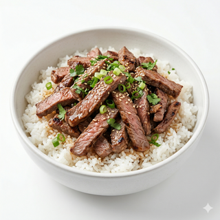 Bol De Arroz Con Ternera