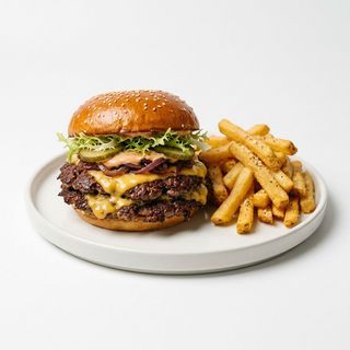 Hamburguesa Doble Smash Burguer + Patatas