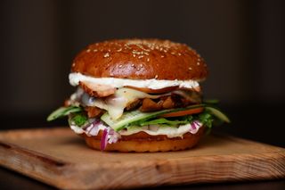 Pulled Chicken burger