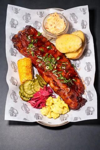 Żeberko ze SMOKERA w glazurze honey mustard bbq