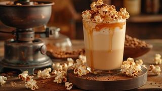 Caramel Popcorn Latte