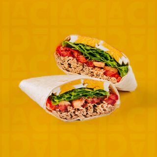 Menu Wrap de Atum Desfiado