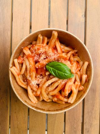 Casarecce acqua e farina al pomodoro