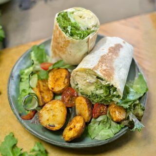 Burrito avocat œuf brouillé