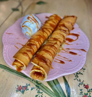 კრეპები კარამელით