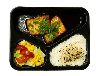 Bento Box Teriyaki Salmon