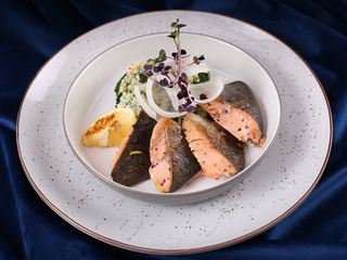 Лосось з броколі в Гірчичному соусі (300г)