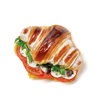 Croissant Queso Fresco, Tomate y Oreganos