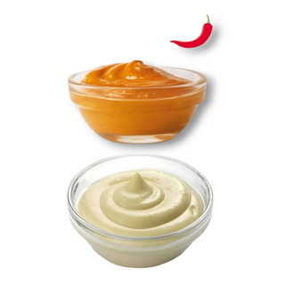 Bote de Salsas Blanca y Picante 