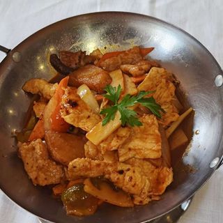 417 Misto carne in scodella di fuoco