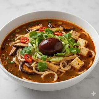 Sopa de fideos agridulce (picante)