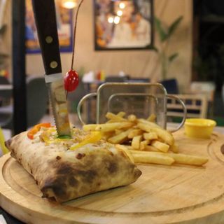 Tacos 4 Fromages gratiné