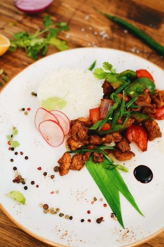 Курица в соевом соусе 